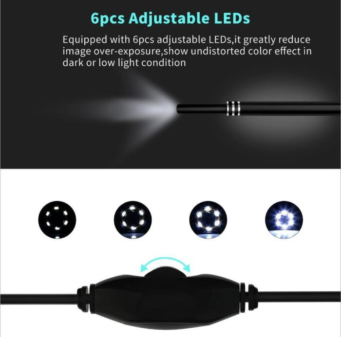 3-in-1 USB&Android&Type-c Ear Cleaning Endoscope HD Visual Ear Spoon Multifunctional Earpick With Mini Camera Ear Health Care Cleaning Tool - Image 2