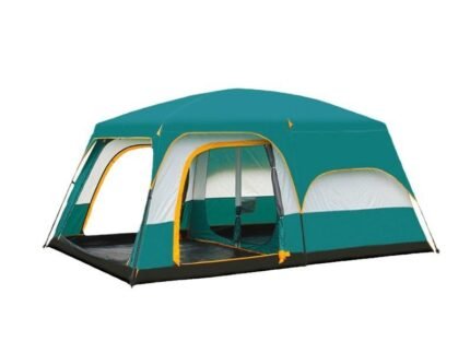 Tent outdoor camping overnight two-bedroom one-living room folding portable thickened rainproof outdoor sunshade camping equipment
