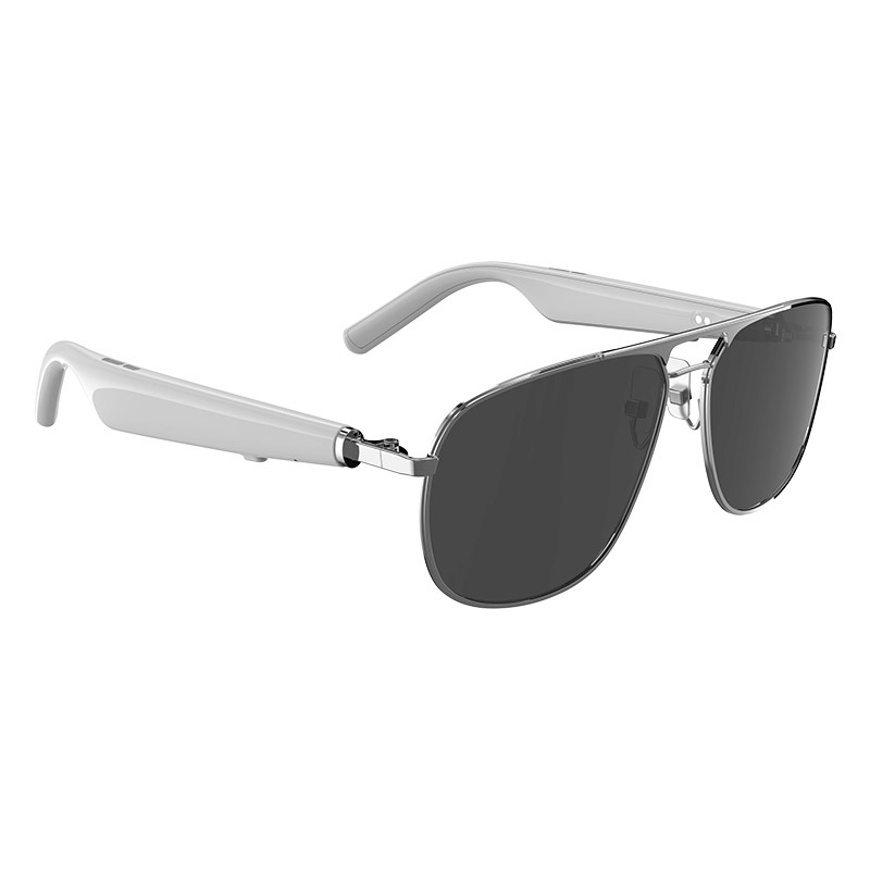 Cross-border hot-selling pilot Bluetooth audio call smart glasses music semi-open outdoor sports sunglasses