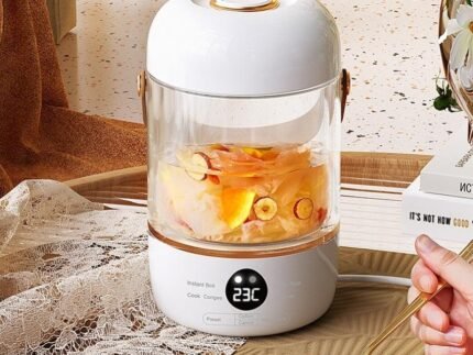 110V220V Smart Electric Stew Cooker Personal Portable Electric Stew Pot